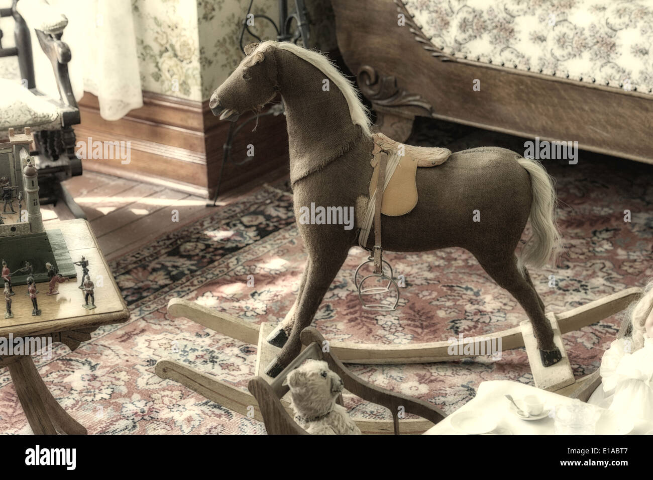 Rocking horse room hi-res stock photography and images - Alamy