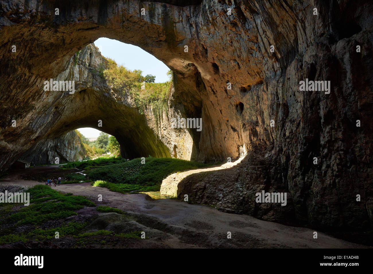 The famous sight Devetaki cave in Bulgaria, near Lovech town Stock Photo