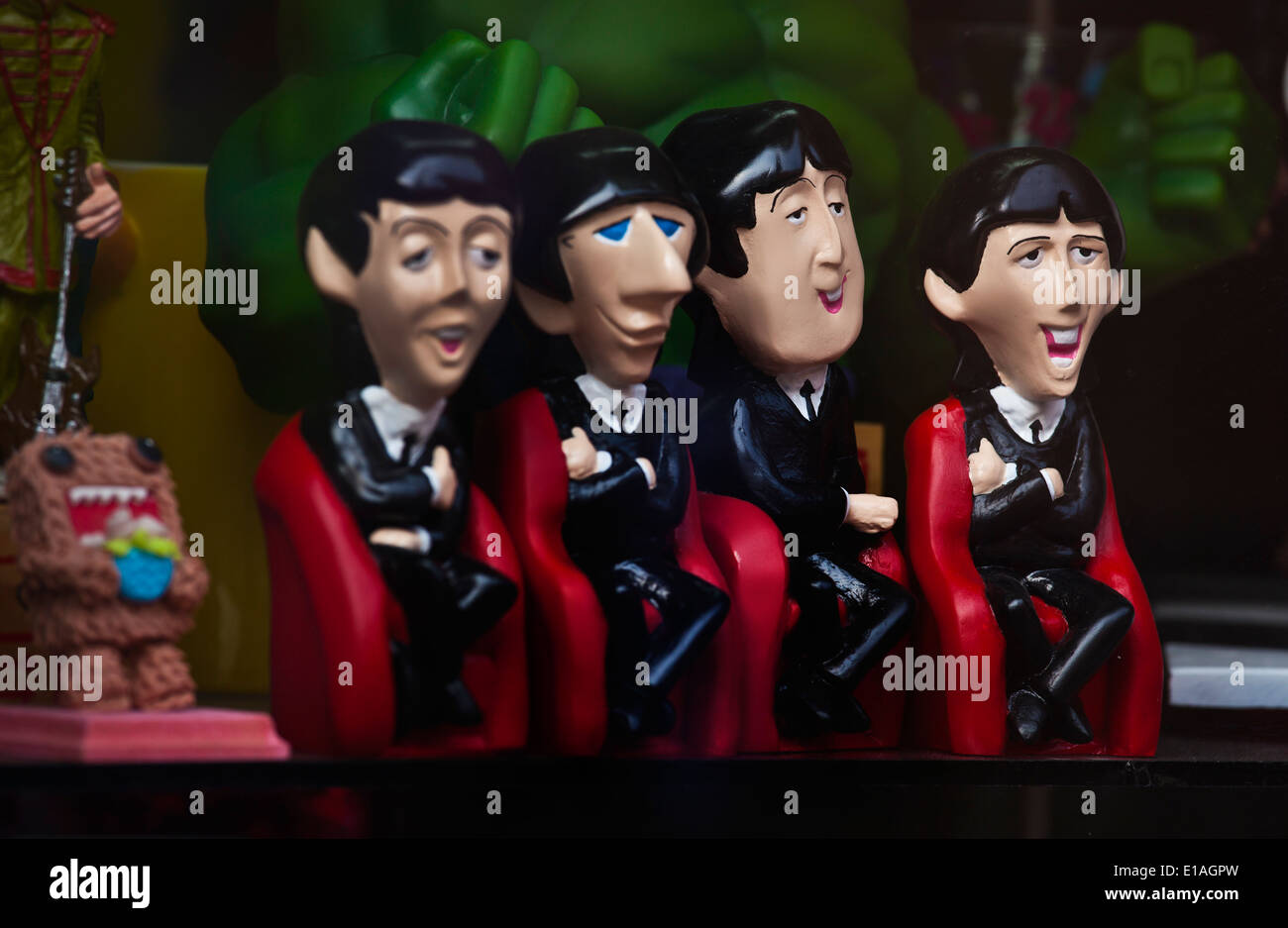 BEATLES CHACHKIE in the historical center of the city of QUERETERO - MEXICO Stock Photo