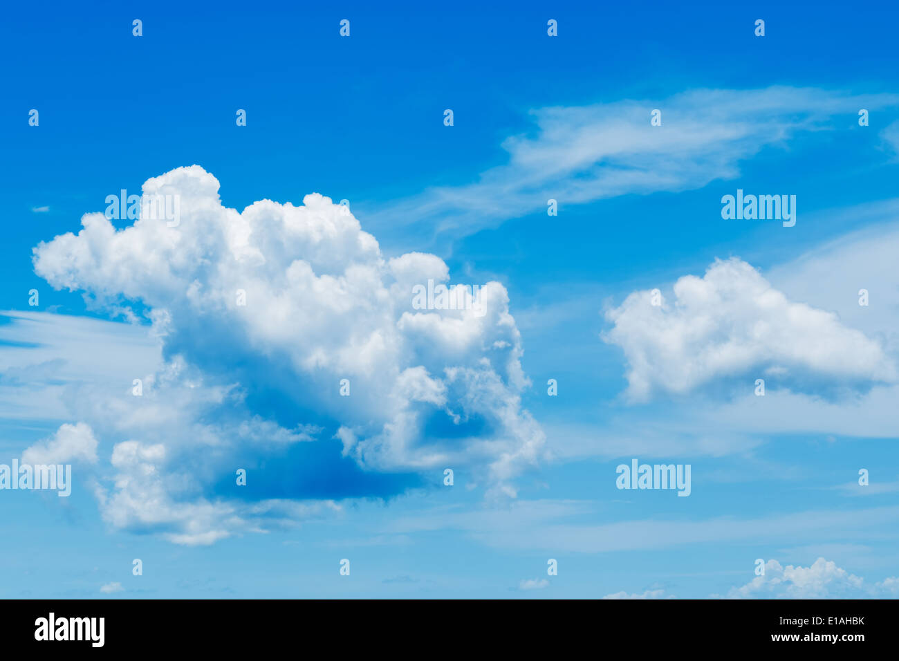Blue sky with clouds only hi-res stock photography and images - Alamy