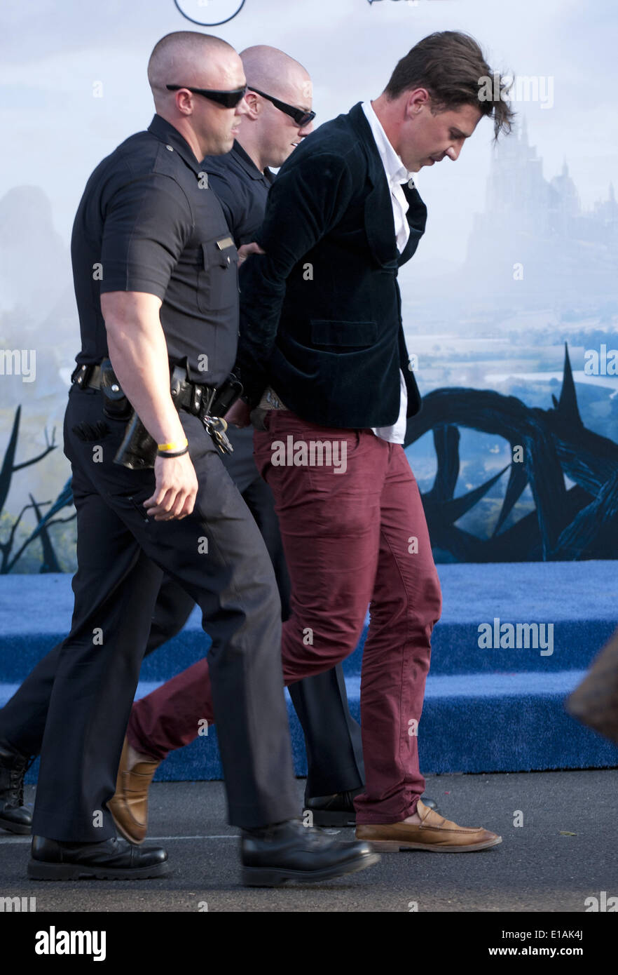 Wayne Riggan Hollywood, California, USA. 28th May, 2014. Los Angeles Police Officers ...