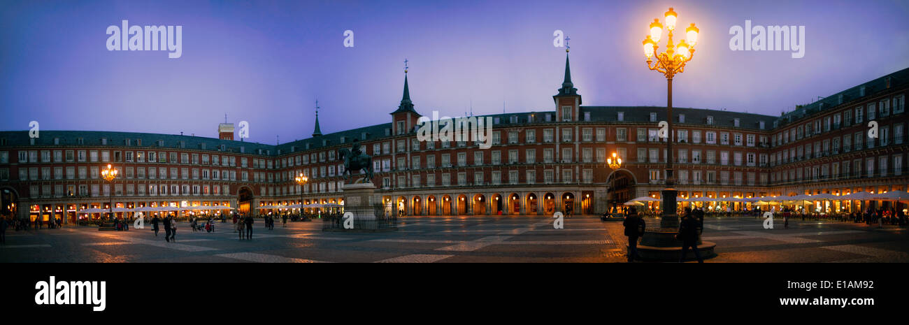 Plaza Mayor Madrid View High Resolution Stock Photography and Images ...