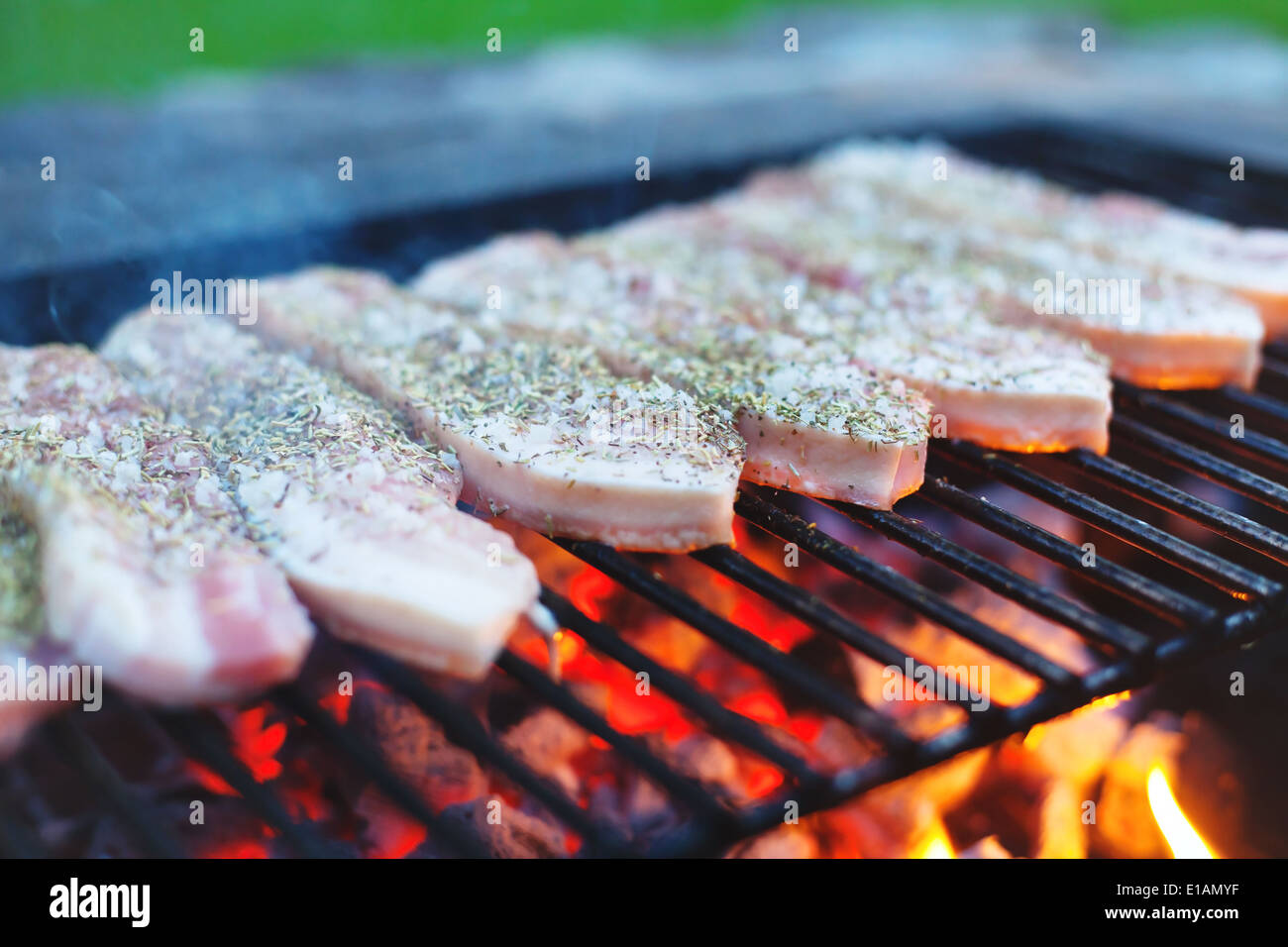 meat barbecue Stock Photo