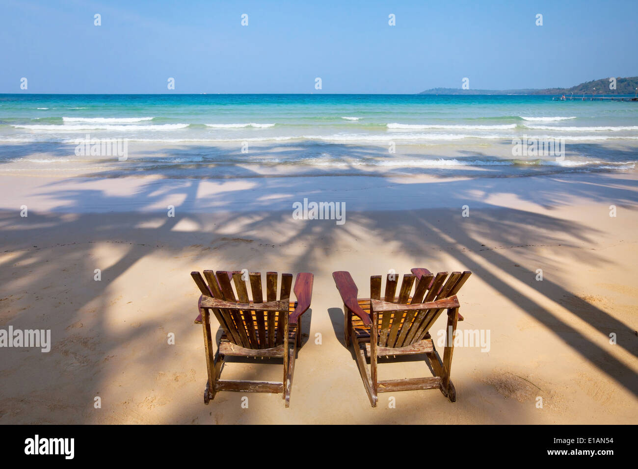 beach vacations Stock Photo