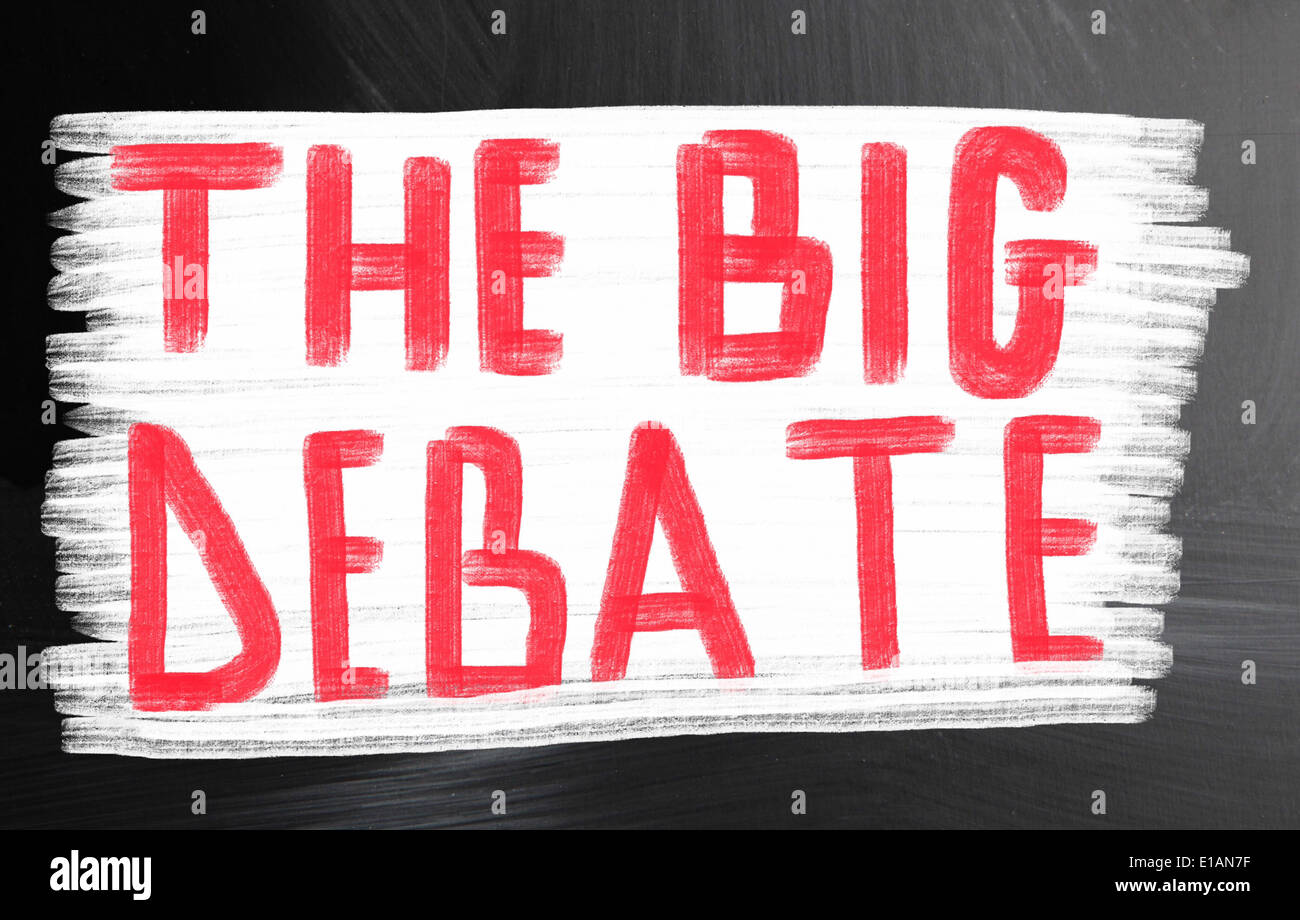 the big debate Stock Photo Alamy