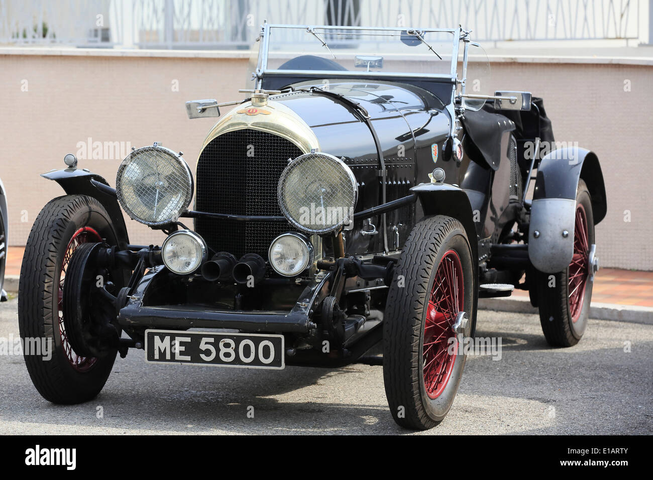 Bentley, vintage car, 9th Grand Prix de Monaco Historique, Principality of Monaco Stock Photo