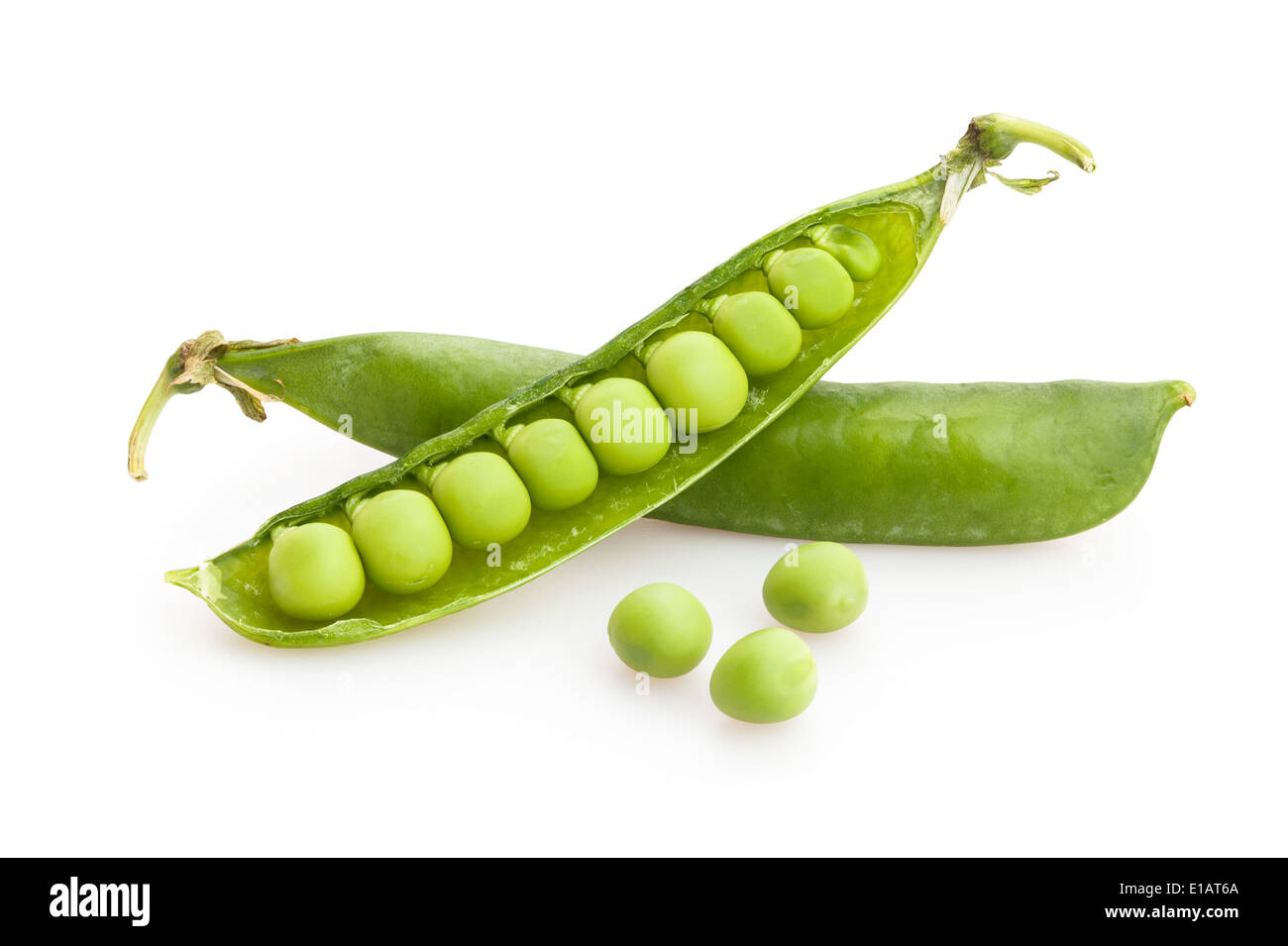 peas in a pod isolated Stock Photo Alamy