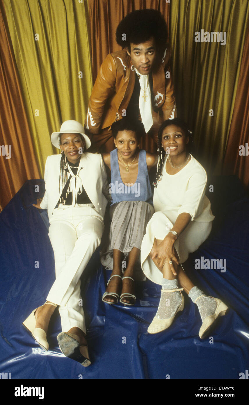 BONEY M Euro pop vocal group about 1980 Stock Photo