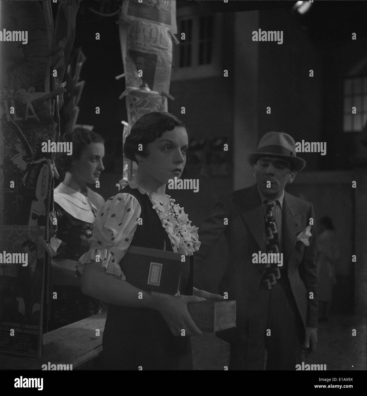 Cena do filme 'O trevo de 4 folhas', Portugal, 1936 Stock Photo