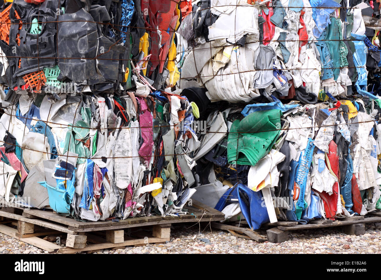 Plastic garbage stacked hires stock photography and images Alamy