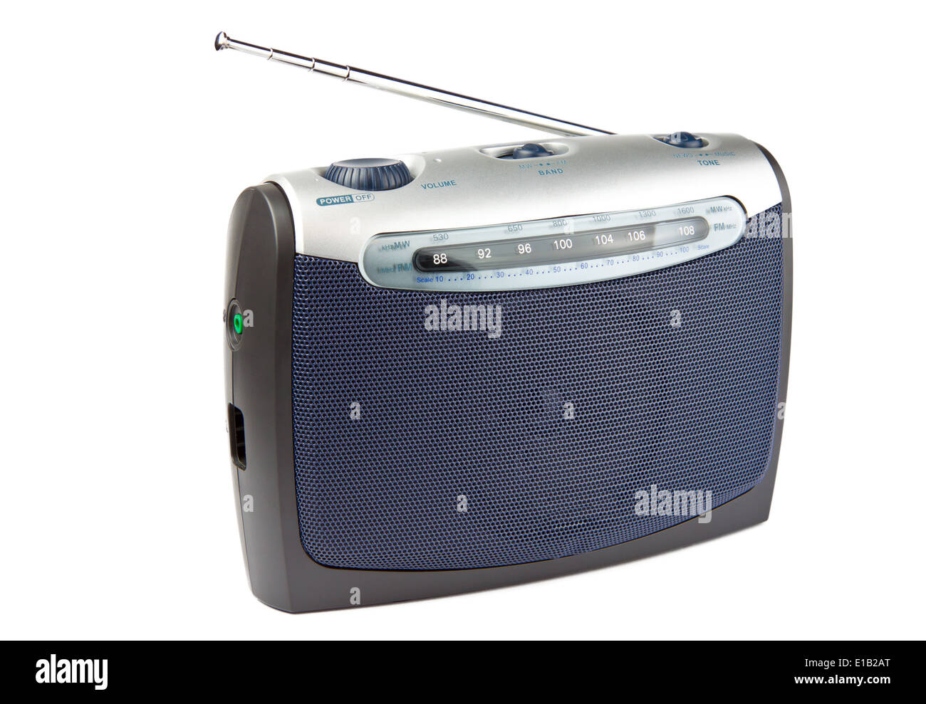 Portable radio set isolated on white background Stock Photo Alamy