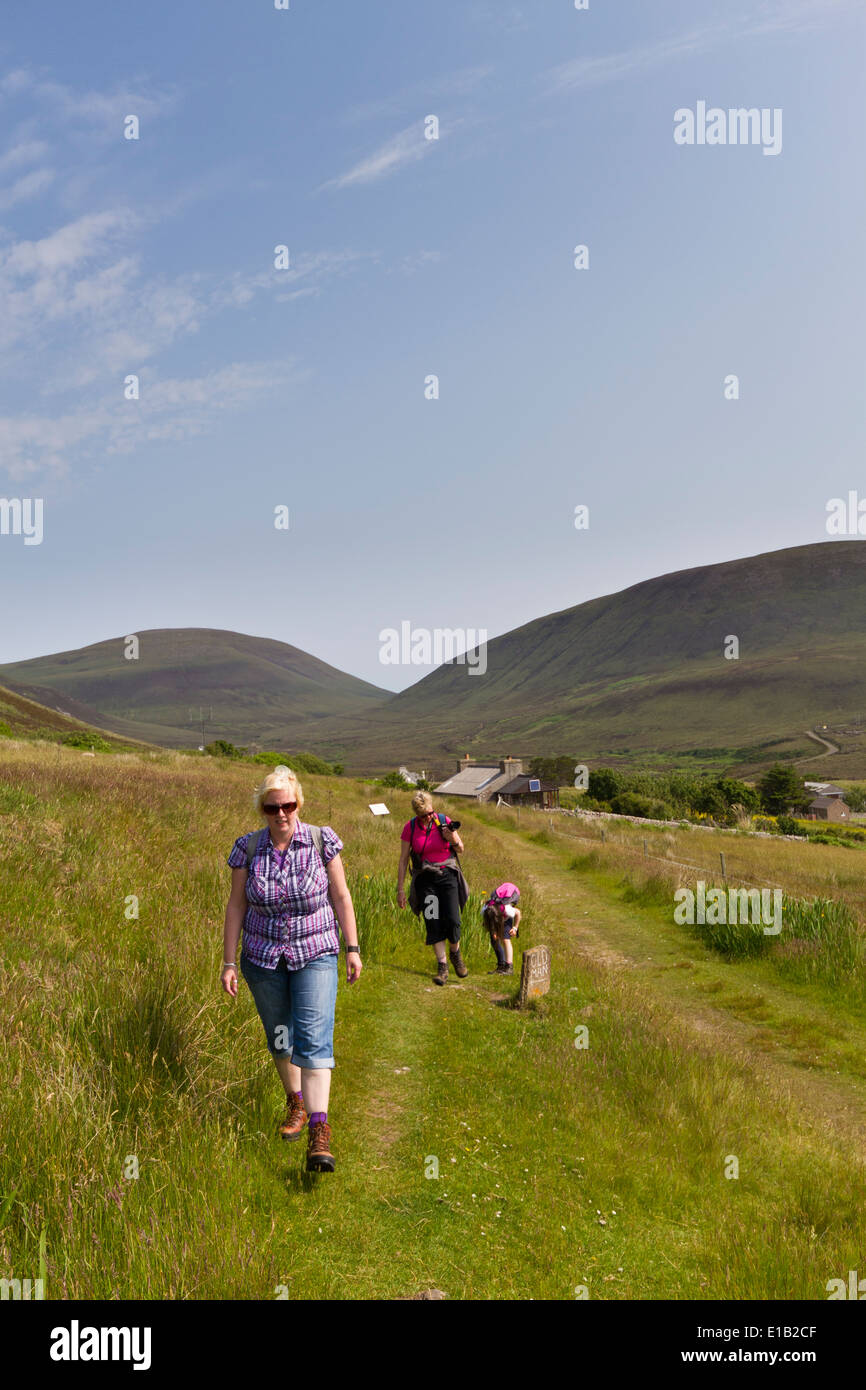 Orkney Isles, walking on Hoy Stock Photo
