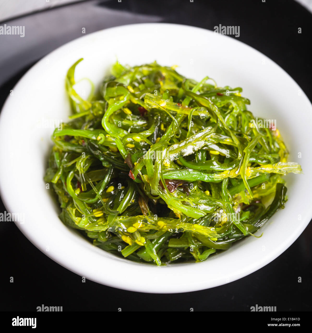 Seaweed salad healthy sea food in the bowl Stock Photo Alamy