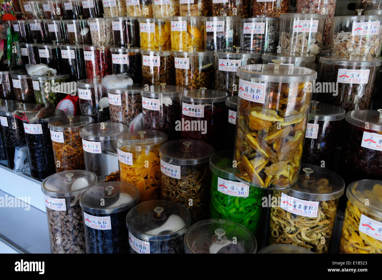 Dry fruits shop,Taipei,Taiwan Stock Photo Alamy
