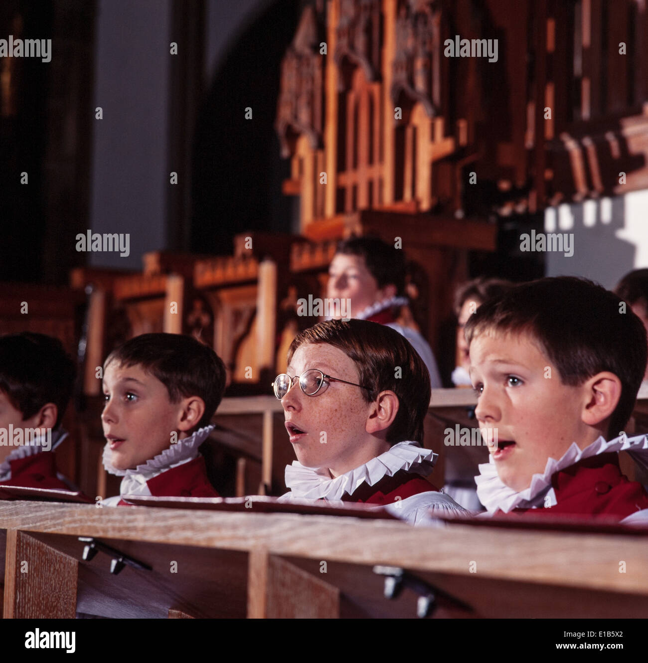 Llandaff Cathedral Choir Stock Photo