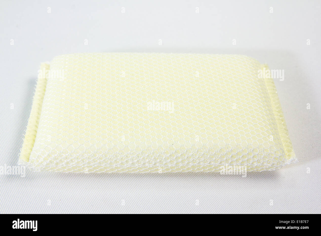 Scour Pad isolated on white Stock Photo