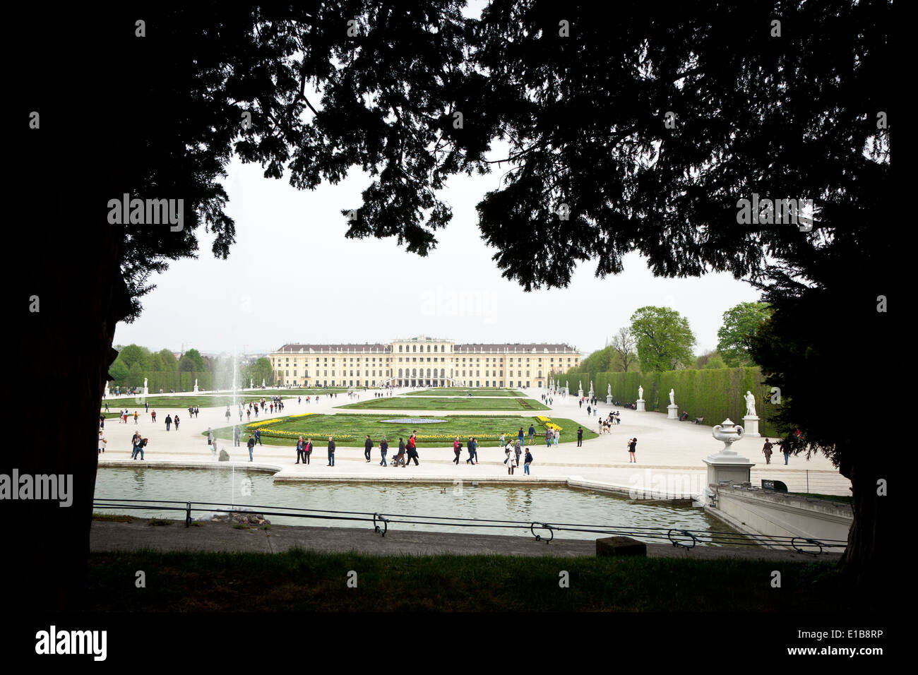 Schloss Schönbrunn Stock Photo