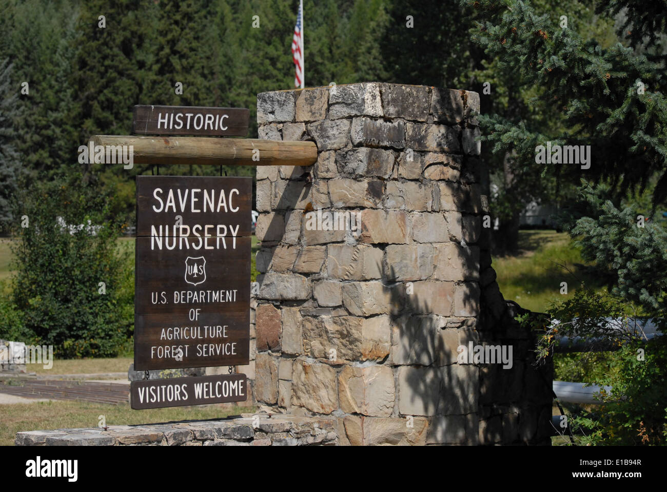 Savenac Memorial Grove Rededication Stock Photo