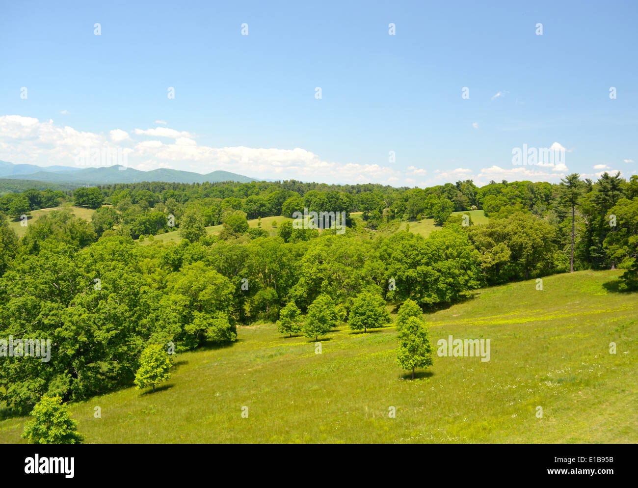 Asheville North Carolina In The Mountains Stock Photo Alamy