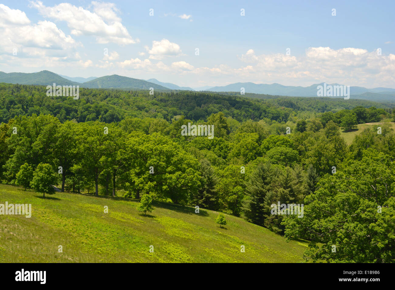 Asheville North Carolina In The Mountains Stock Photo Alamy