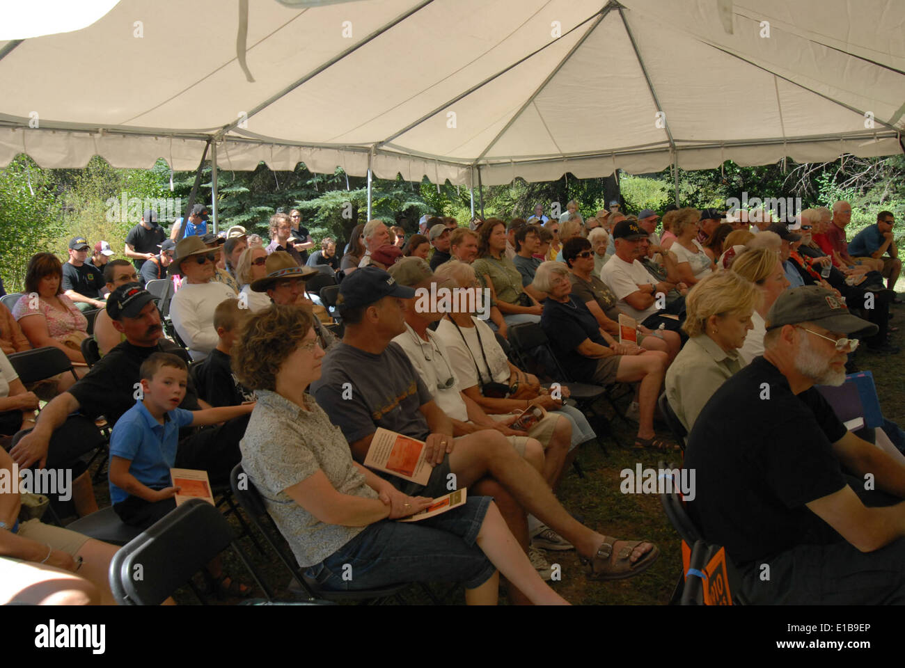 Savenac Memorial Grove Rededication Stock Photo