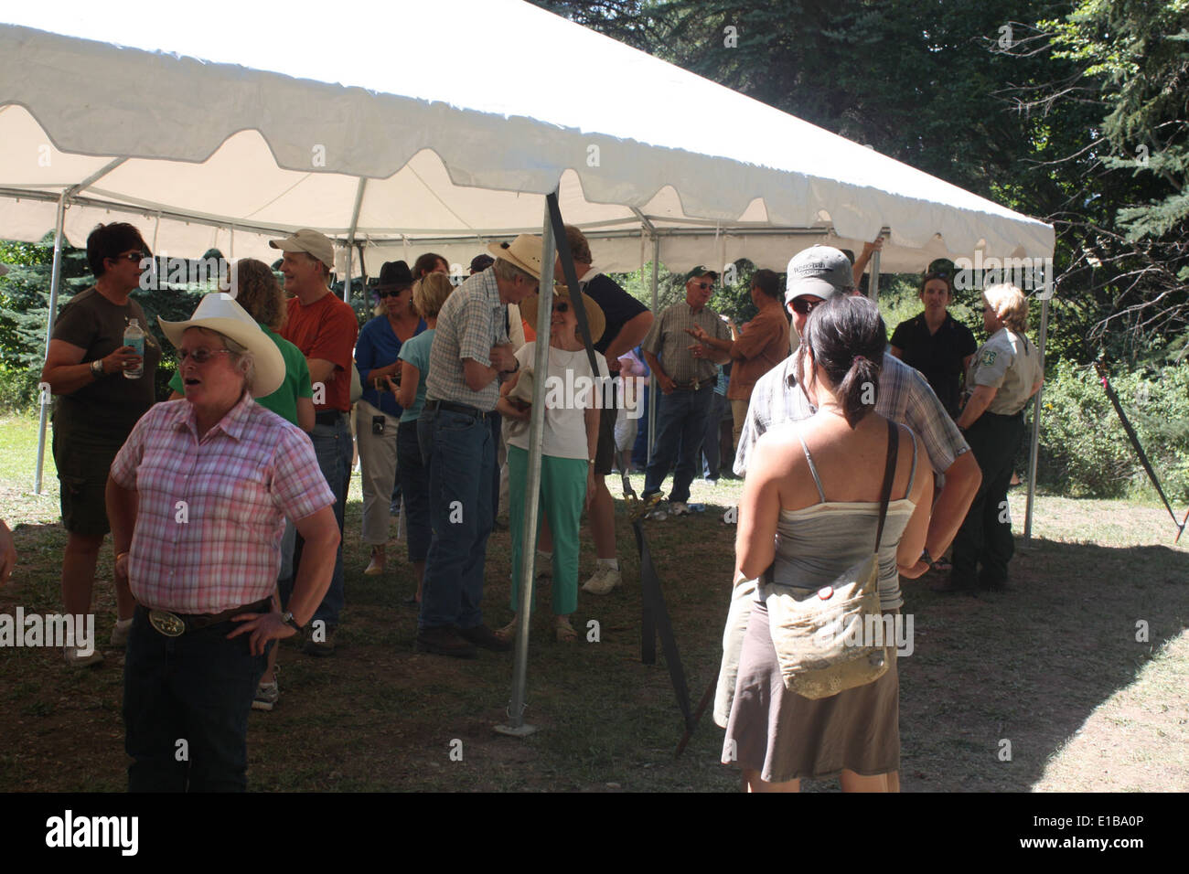 Savenac Memorial Grove Rededication Stock Photo