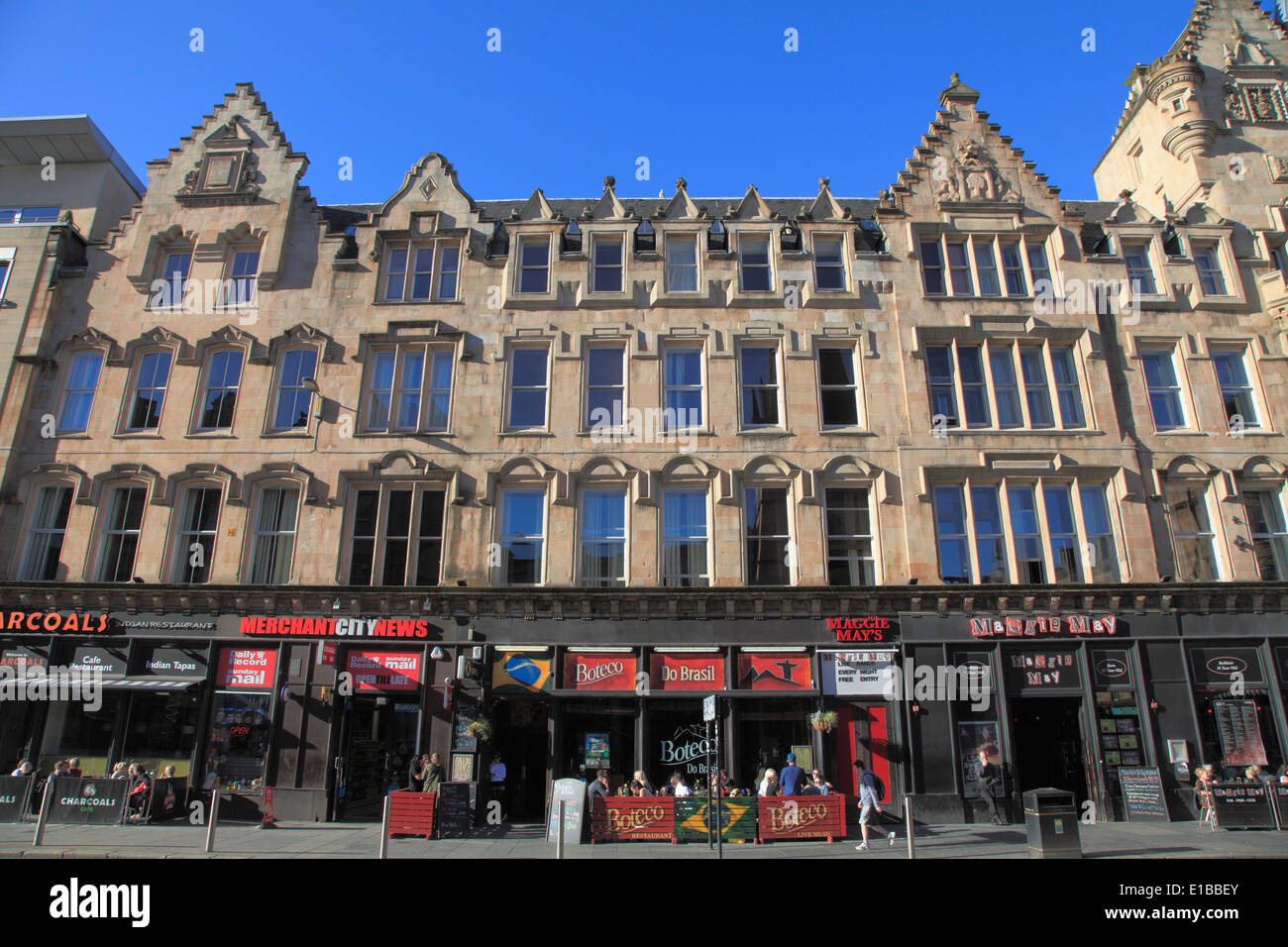 Uk scotland glasgow trongate street hires stock photography and images