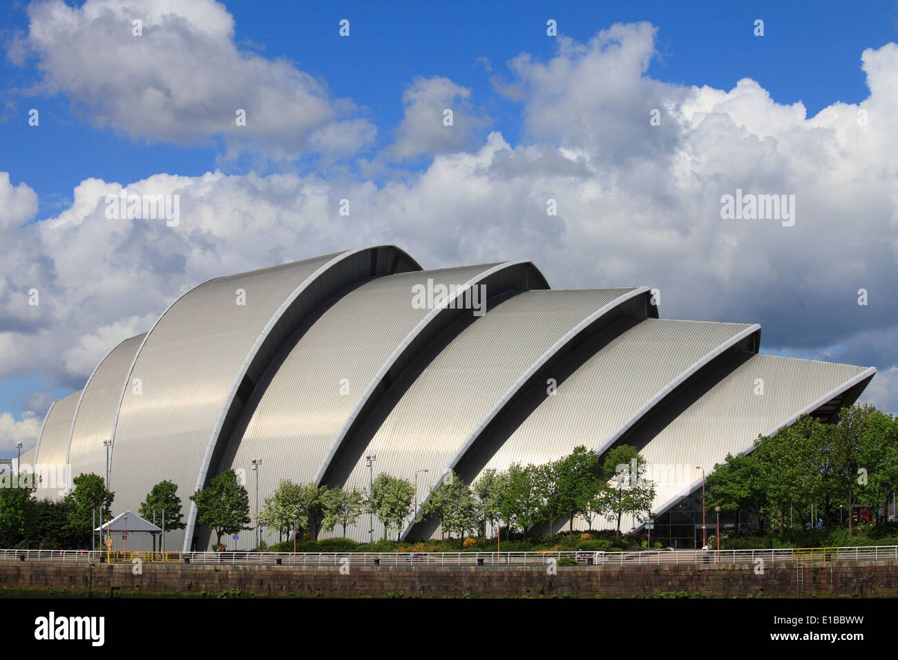 UK, Scotland, Glasgow, Clyde Auditorium, The Armadillo, Stock Photo