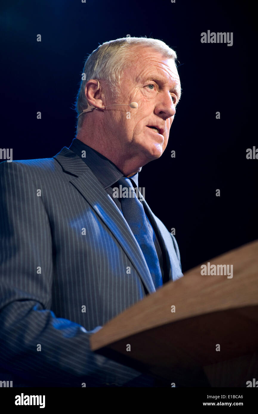 Hay on Wye Wales UK Thursday 29 May 2014 Chris Tarrant discussing his book 'Dad's War' at Hay Festival 2014. Hay on Wye Powys Wales UK Credit:  Jeff Morgan/Alamy Live News Stock Photo