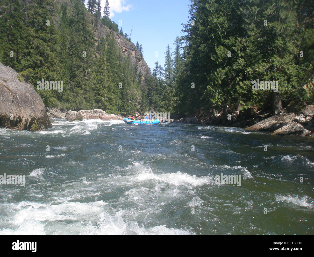 Selway Ricer Goat Creek Rapid on the Selway River in Montana offers a challenging ...