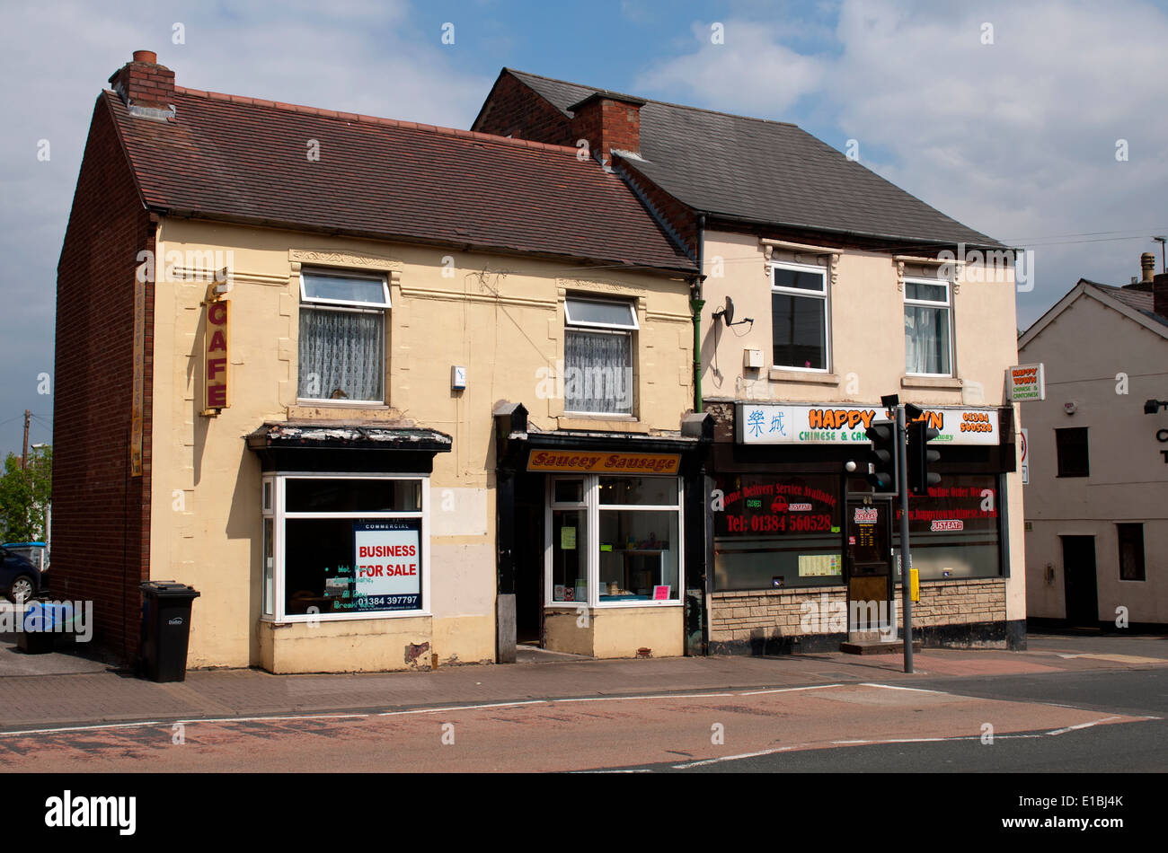 High Street, Quarry Bank, West Midlands, England, UK Stock Photo Alamy
