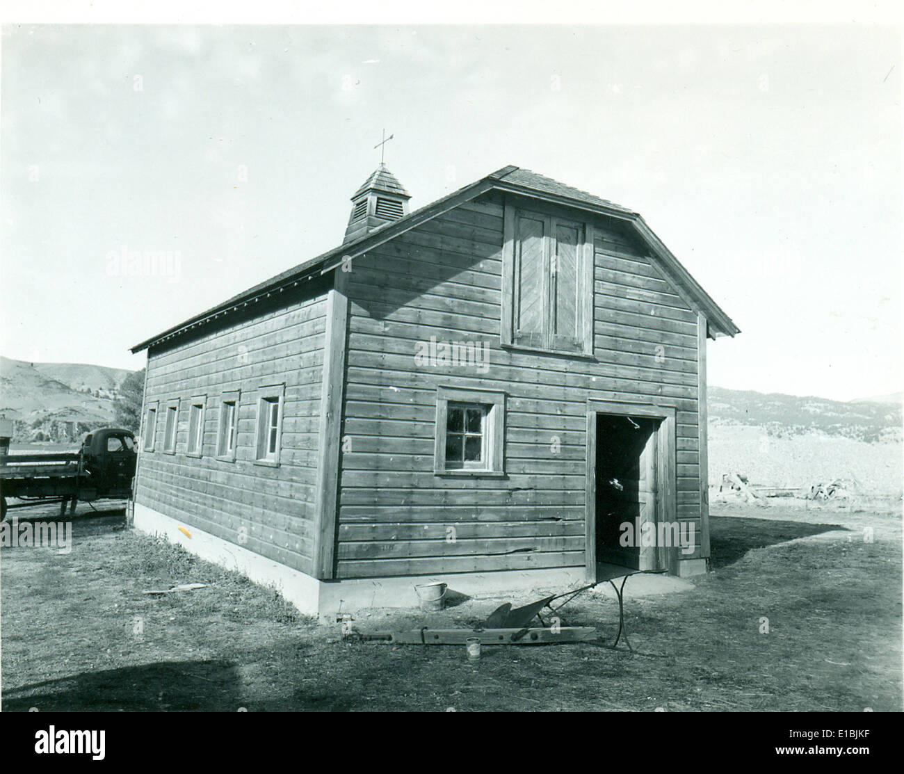 The CF Ranger Station barn is part of the Helena National Forest and ...