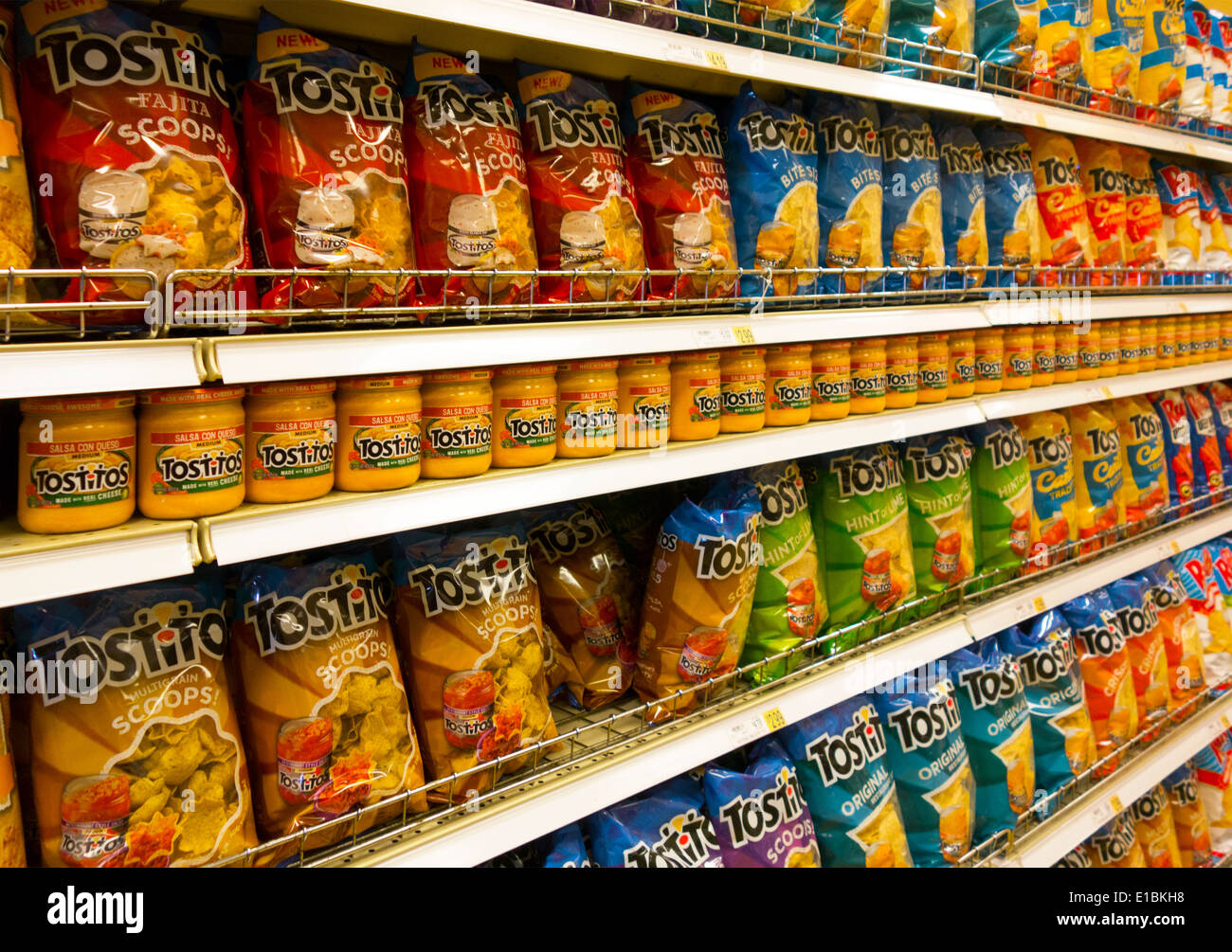 Download Bags Of Nacho Chips In Supermarket Stock Photo Alamy Yellowimages Mockups