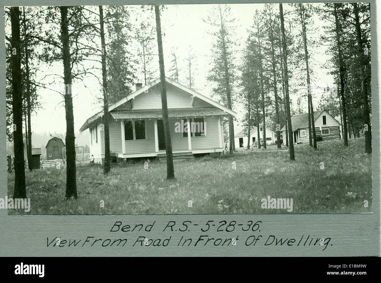 Bend Ranger Station 1936 Stock Photo Alamy