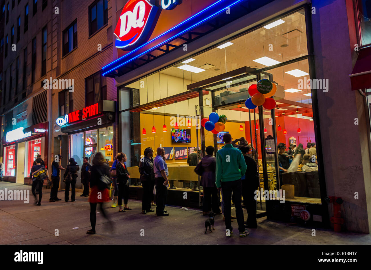 New York, NY 29 May 2014 Dairy Queen opens it's first store in New Stock Photo 69714119 Alamy