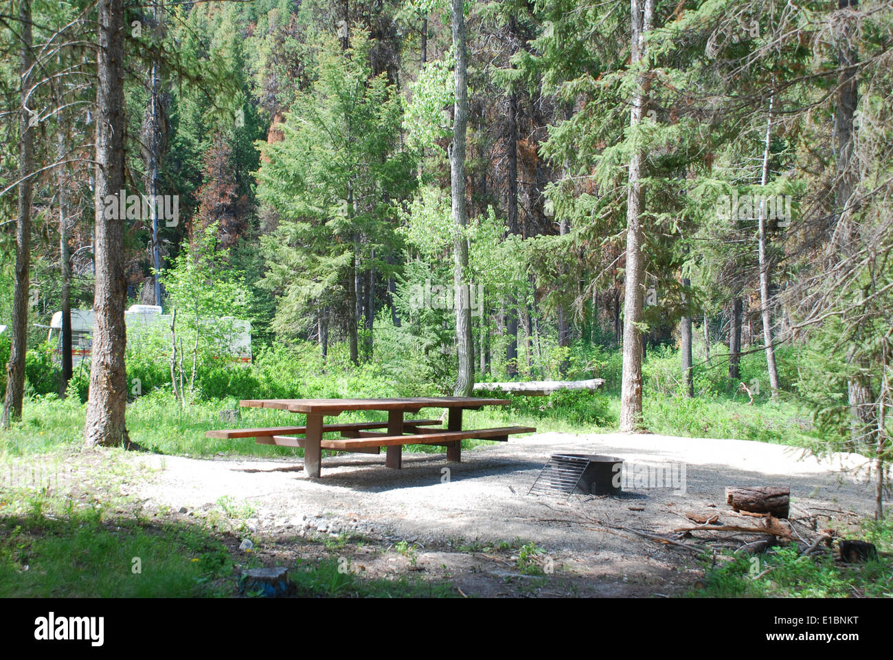 Slate Creek Campground Stock Photo Alamy