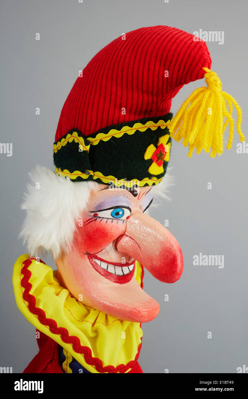 Mr Punch puppet close up Stock Photo