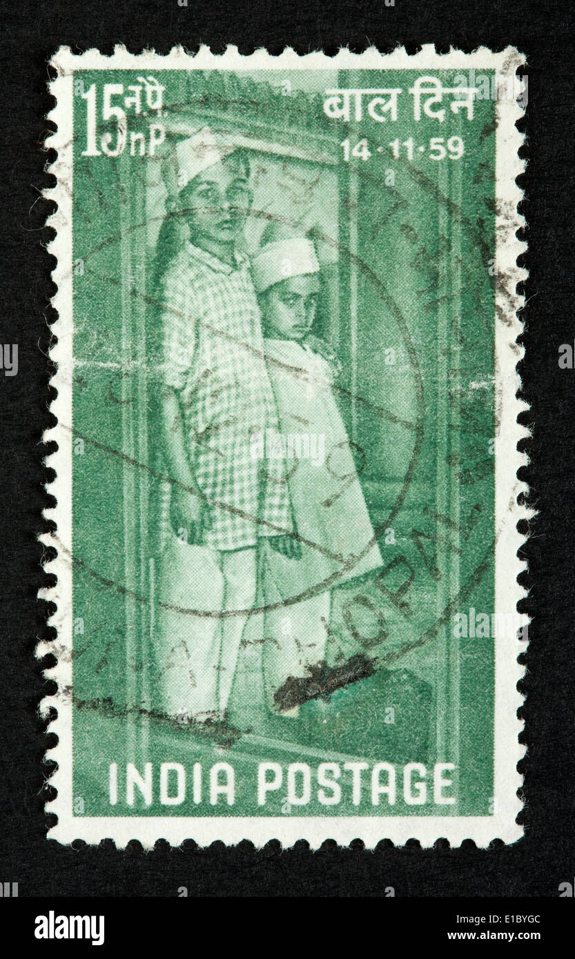 Indian postage stamp Stock Photo Alamy