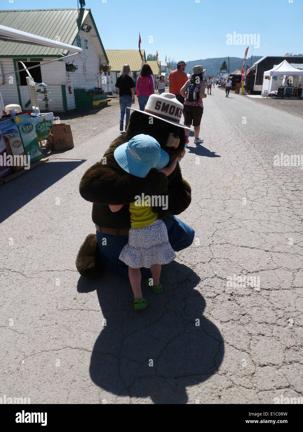 The Northwest Montana Fair features Smokey Bear, an iconic symbol of