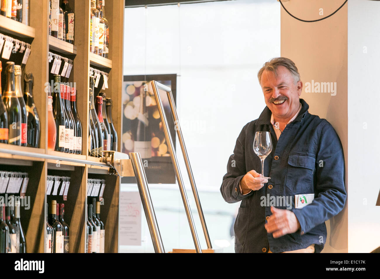 Actor Sam Neill leads a wine tasting evening at Hanging Ditch Wine