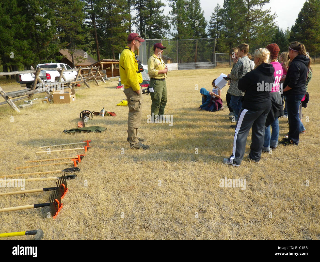 Fire safety school students hi-res stock photography and images - Alamy
