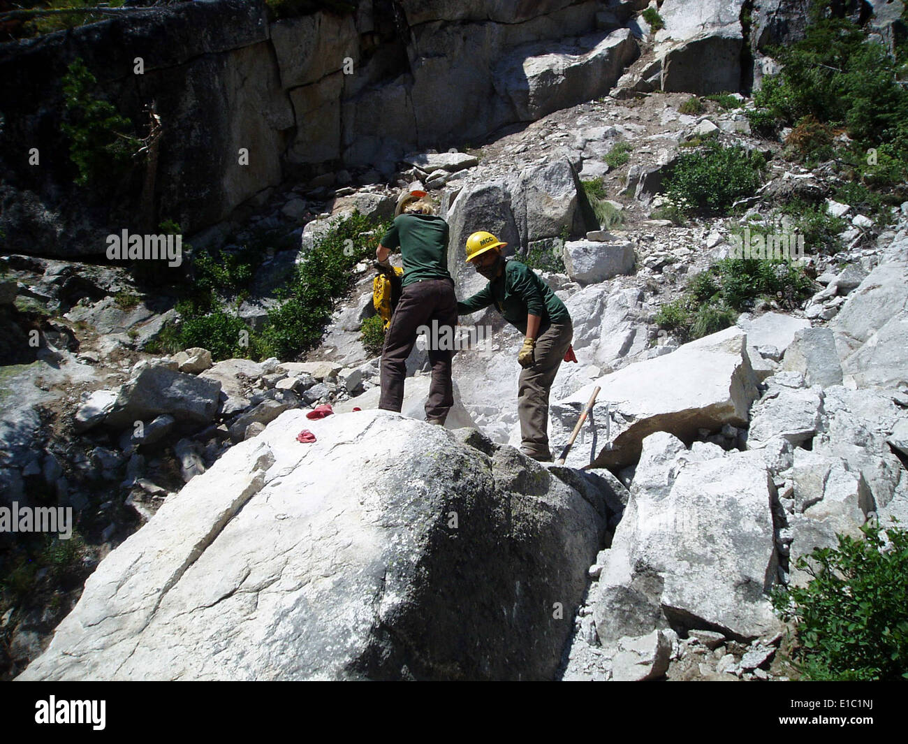 Construction project involved installation hi-res stock photography and ...