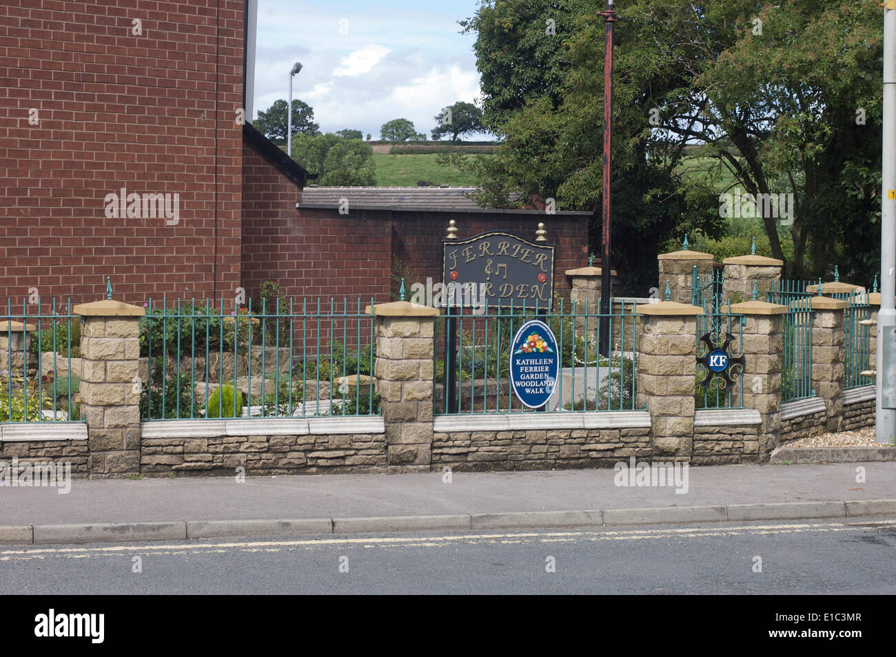 Opera singer  Kathleen Ferrier memorial, Stock Photo