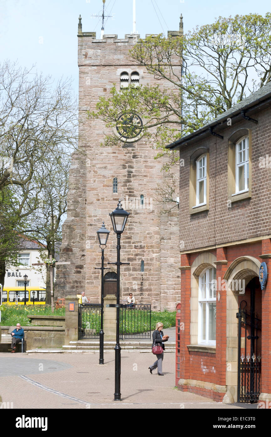 St chads church poulton le fylde lancashire hires stock photography