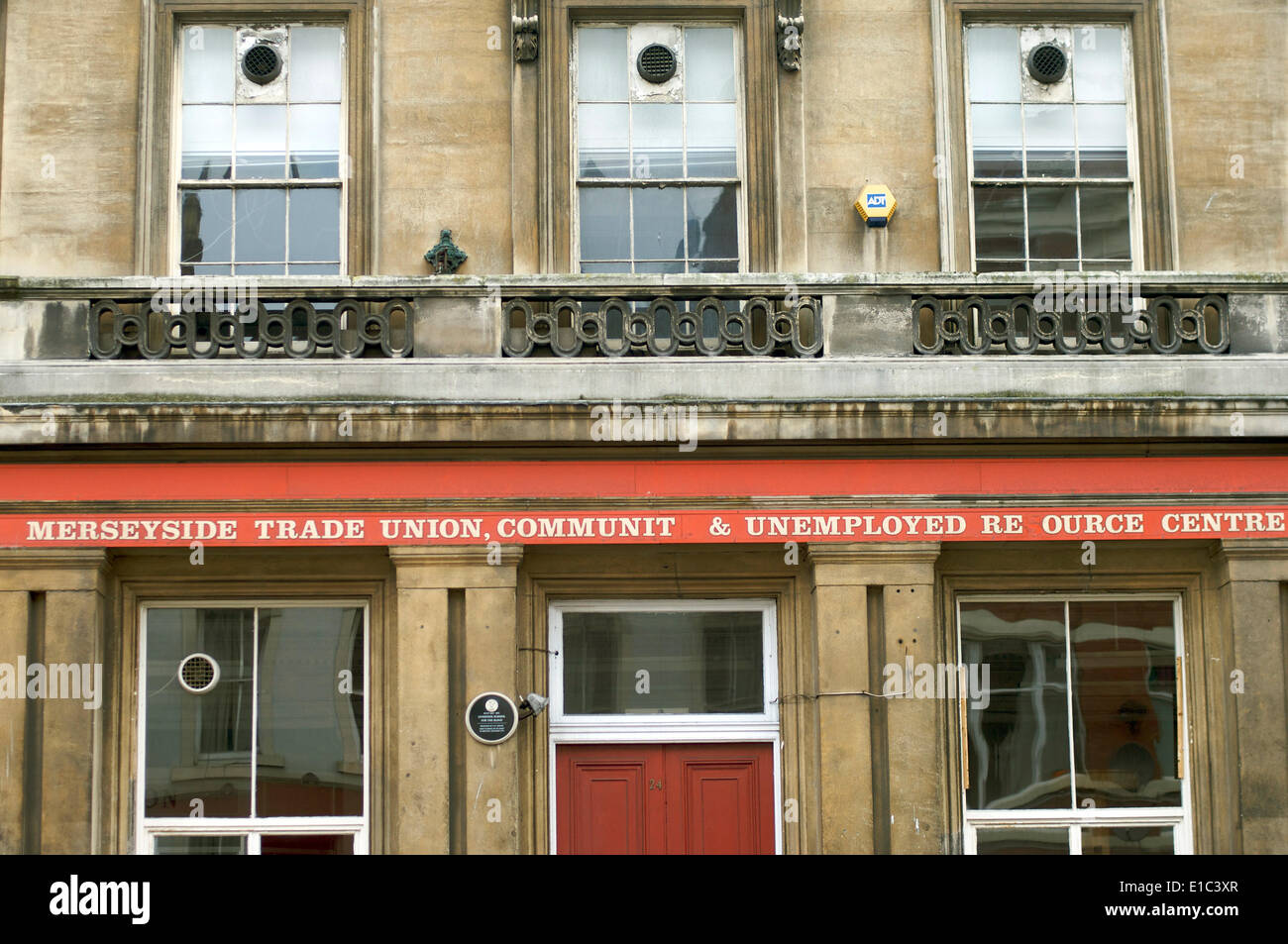 Merseyside trade Union,Community and unemployed resources centre, Hardman Street,Liverpool; Stock Photo