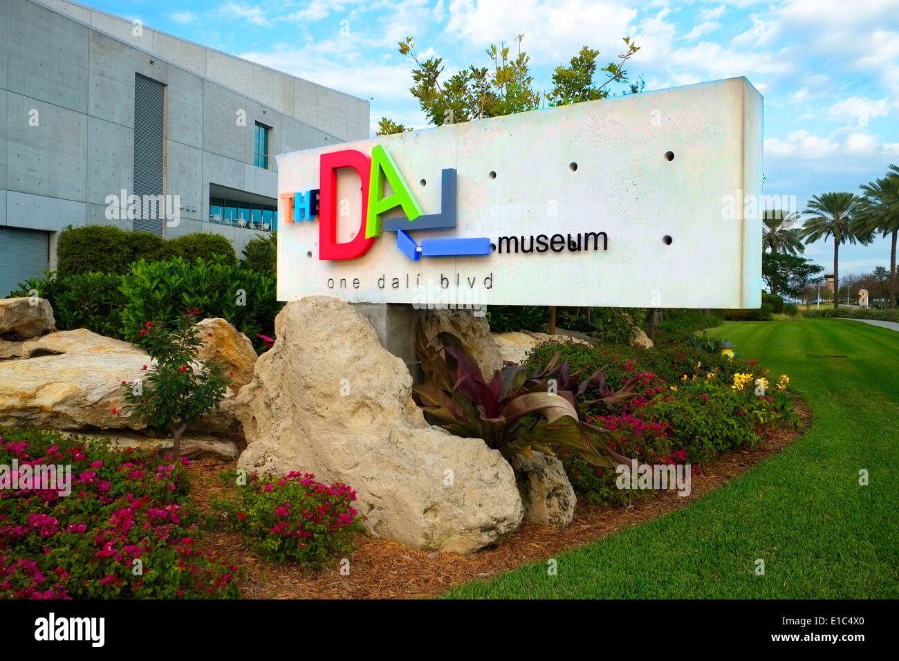 Then Salvador Dali Museum in St. Petersburg Florida FL Stock Photo