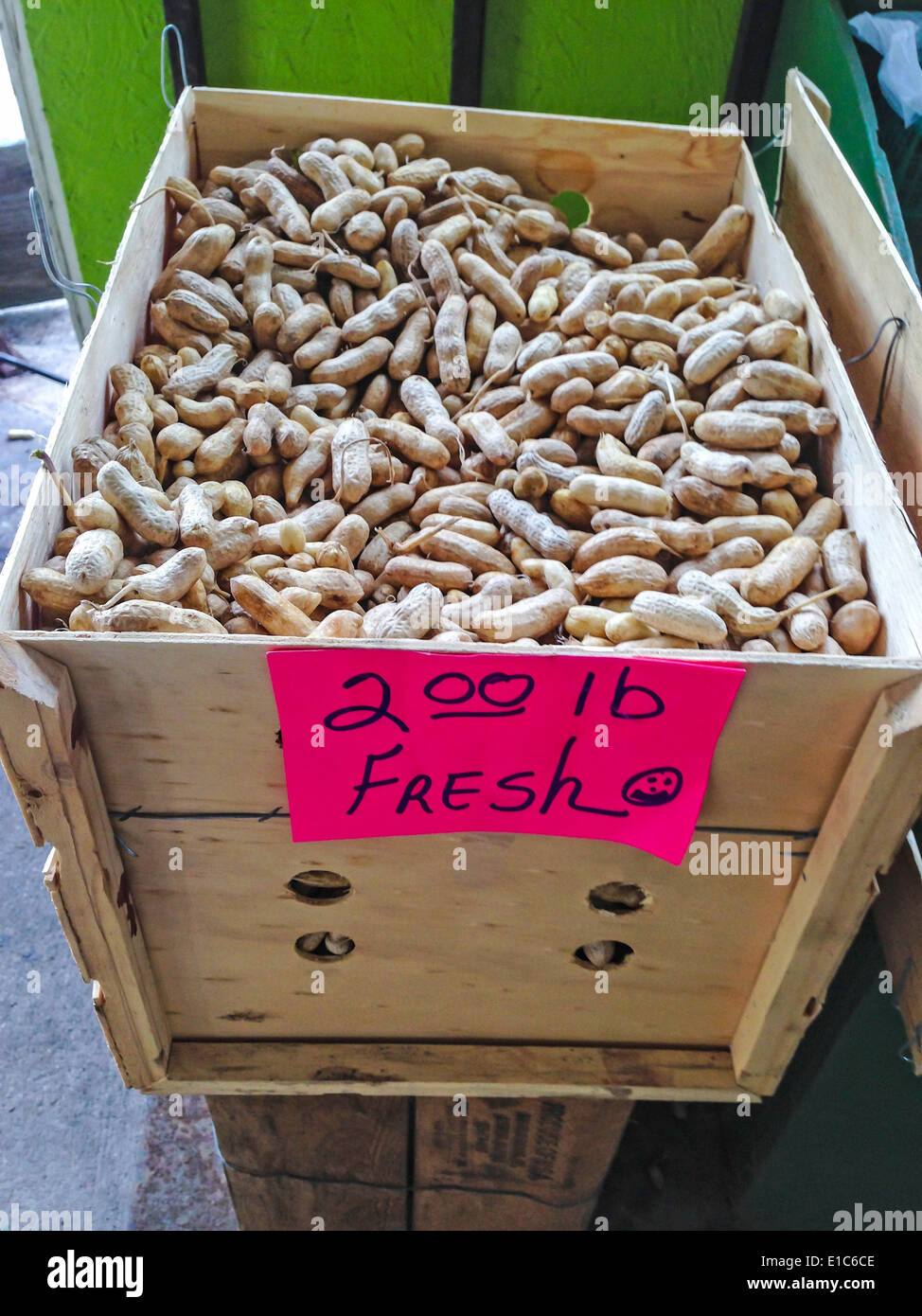 Fresh Peanuts for sale, 2 a pound Stock Photo Alamy