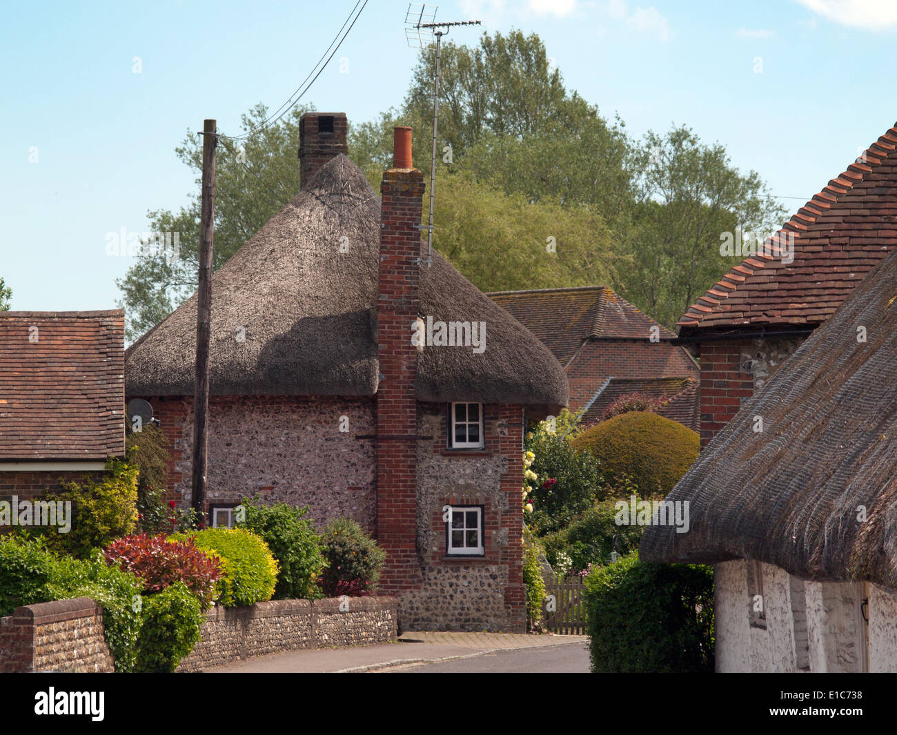 The pretty West Sussex village of Singleton Stock Photo - Alamy
