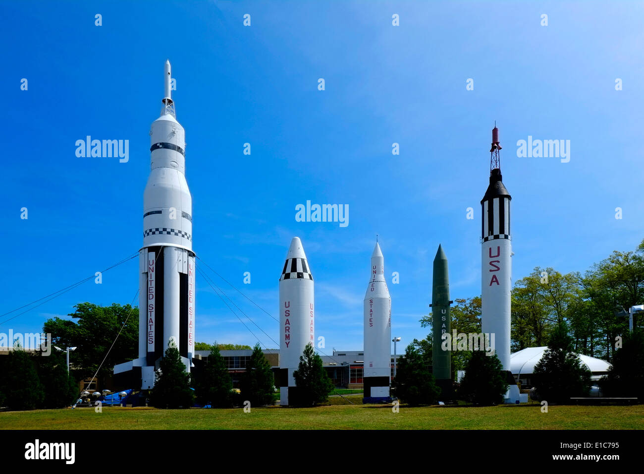 Rocket Model Missile Display US Space and Rocket Center Huntsville