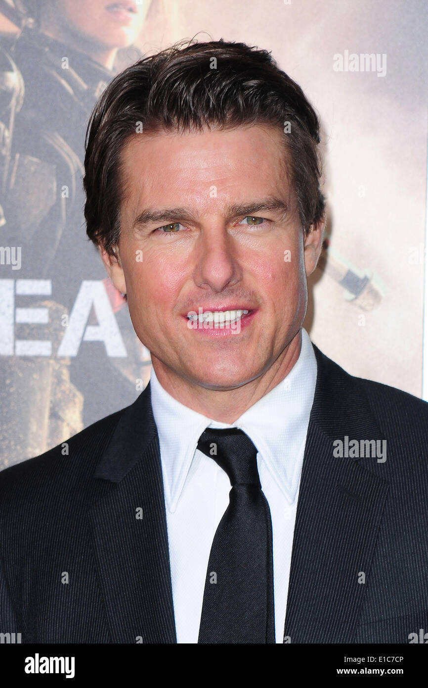 New York, NY. 28th May 2014. Actor Tom Cruise attends the premiere of